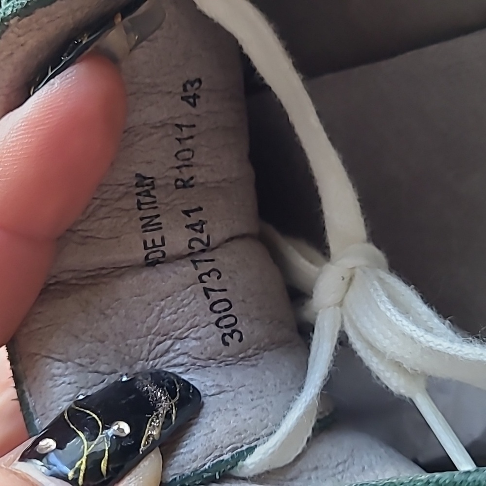 McQ Alexander McQueen green Suede Sneakers size 43, US 10 - Picture 4 of 6